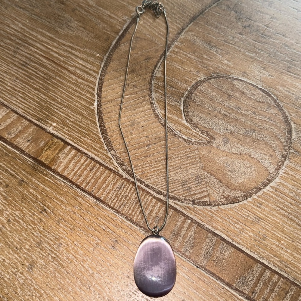 Purple Stone Necklace